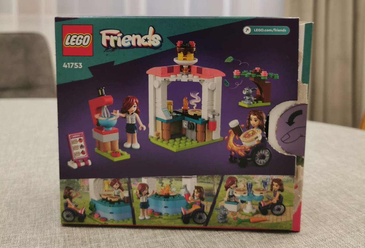 LEGO 41753 Friends Naleśnikarnia - tył pudełka