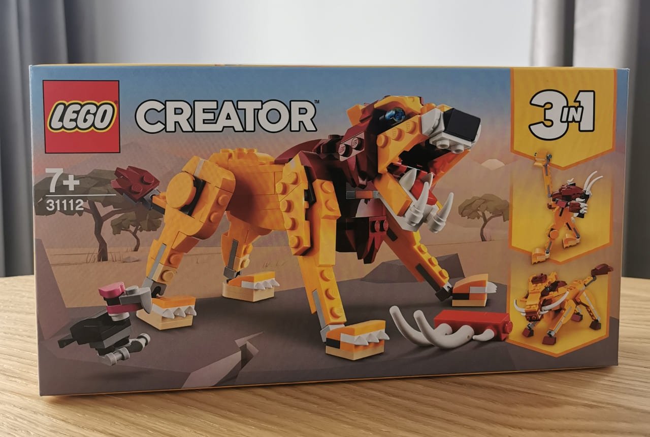 LEGO Creator 31112 3w1 Dziki Lew