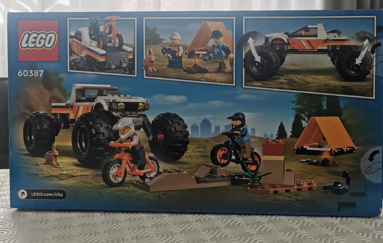 Lego City 4x4 Off-Road Adventure (60387) Pudełko z tyłu